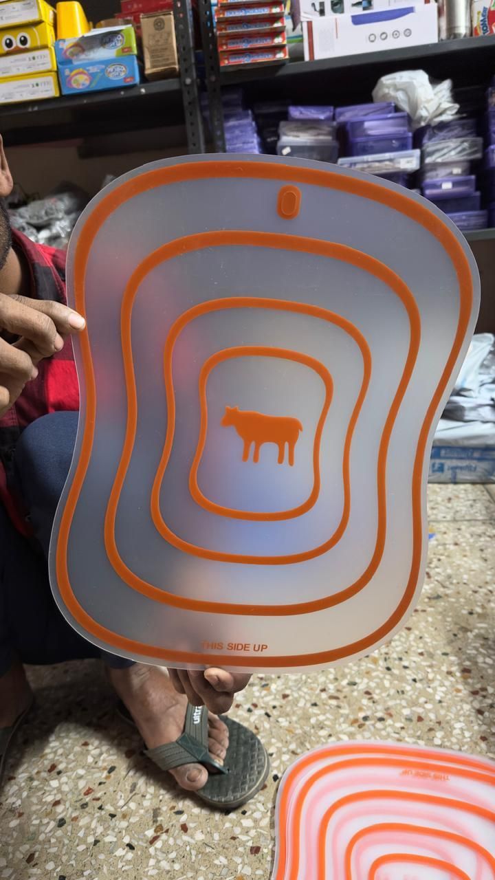 Transparent Flexible Matte Classification Cutting Board