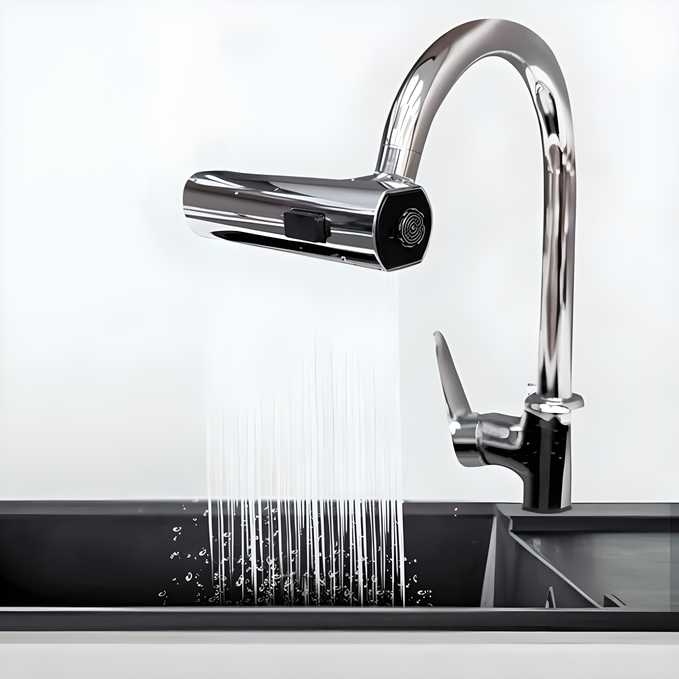 Multifunction Shower Waterfall Kitchen Faucet